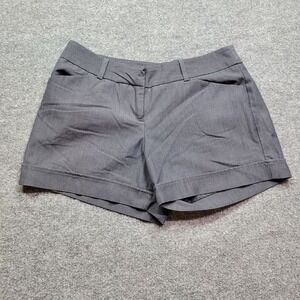 Ingredients Cuffed Hem Shorts Womens‎ 8P Gray Career Casual Comfort Chino Pants